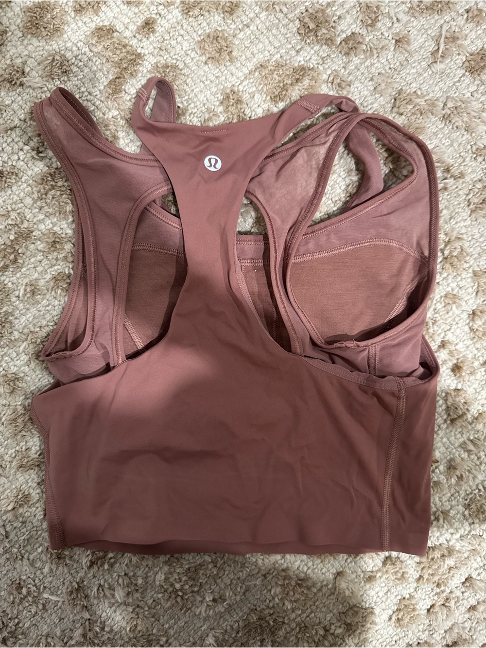 lululemon athletica Dusty Rose Racerback Sports Bra - Picture 2 of 2